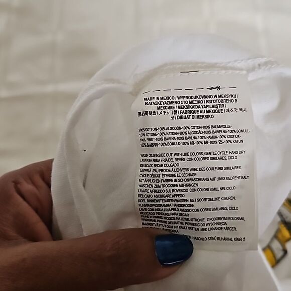 Vans Men's Classic M Wizard Totem 1966 Cotton T-shirts Small White - Picture 9 of 16